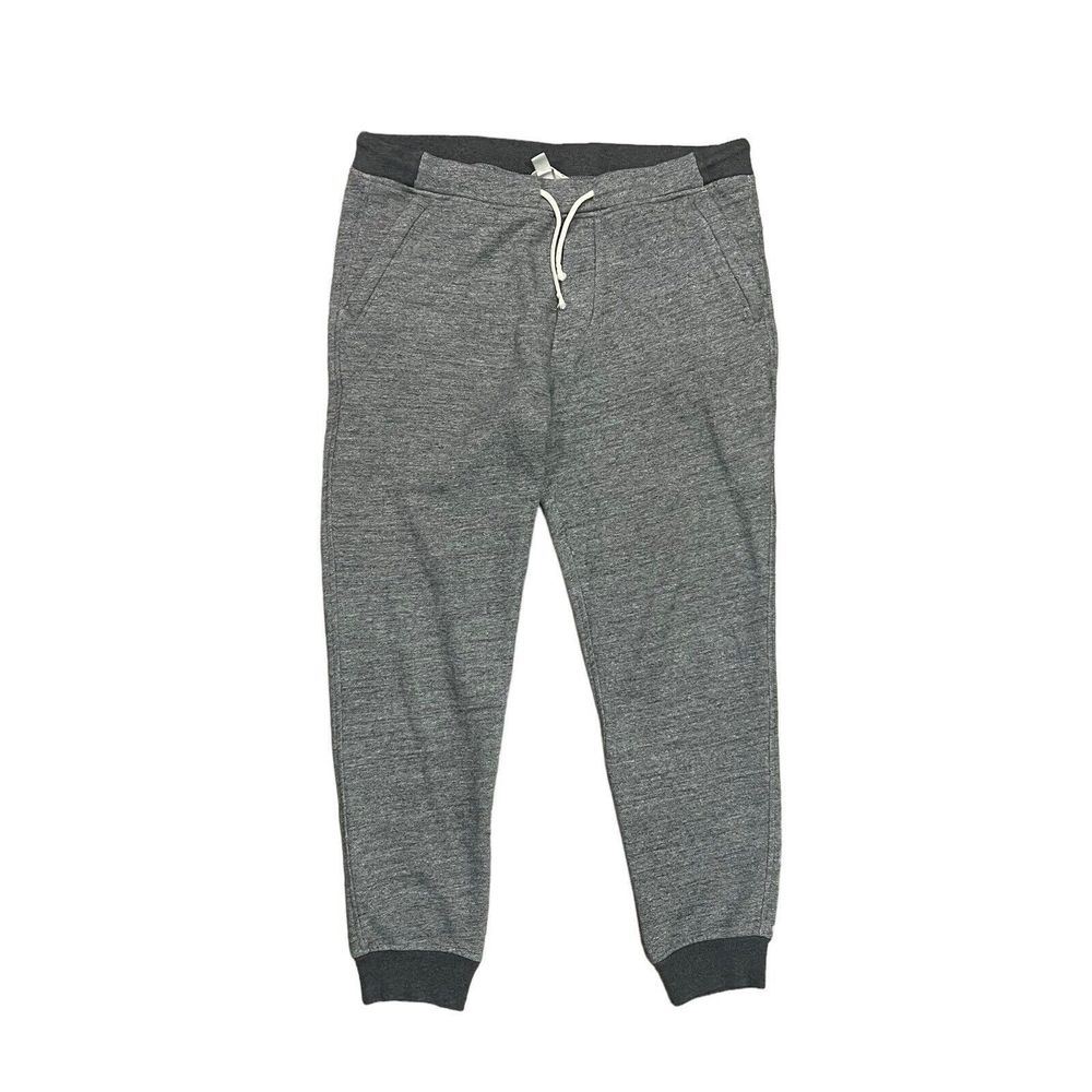 J.Crew Classic Sweat Pants Joggers Mens M Gray Heather Slim Fit
